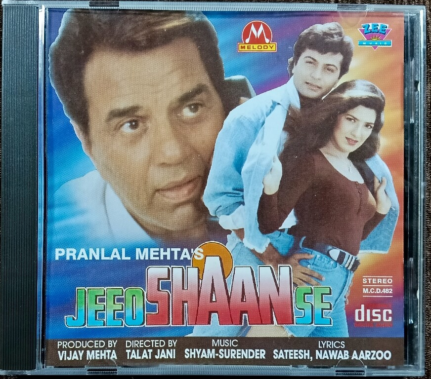 Jeeo Shaan Se (1995) Shyam-Surender Pre-Owned Zee Music - Melody Imported Audio CD