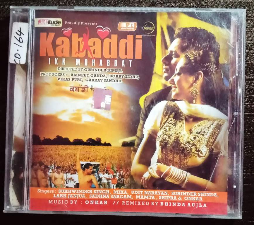 Kabaddi Ikk Mohabbat (2010) Onkar Minhas Pre-Owned Speed Records Audio CD