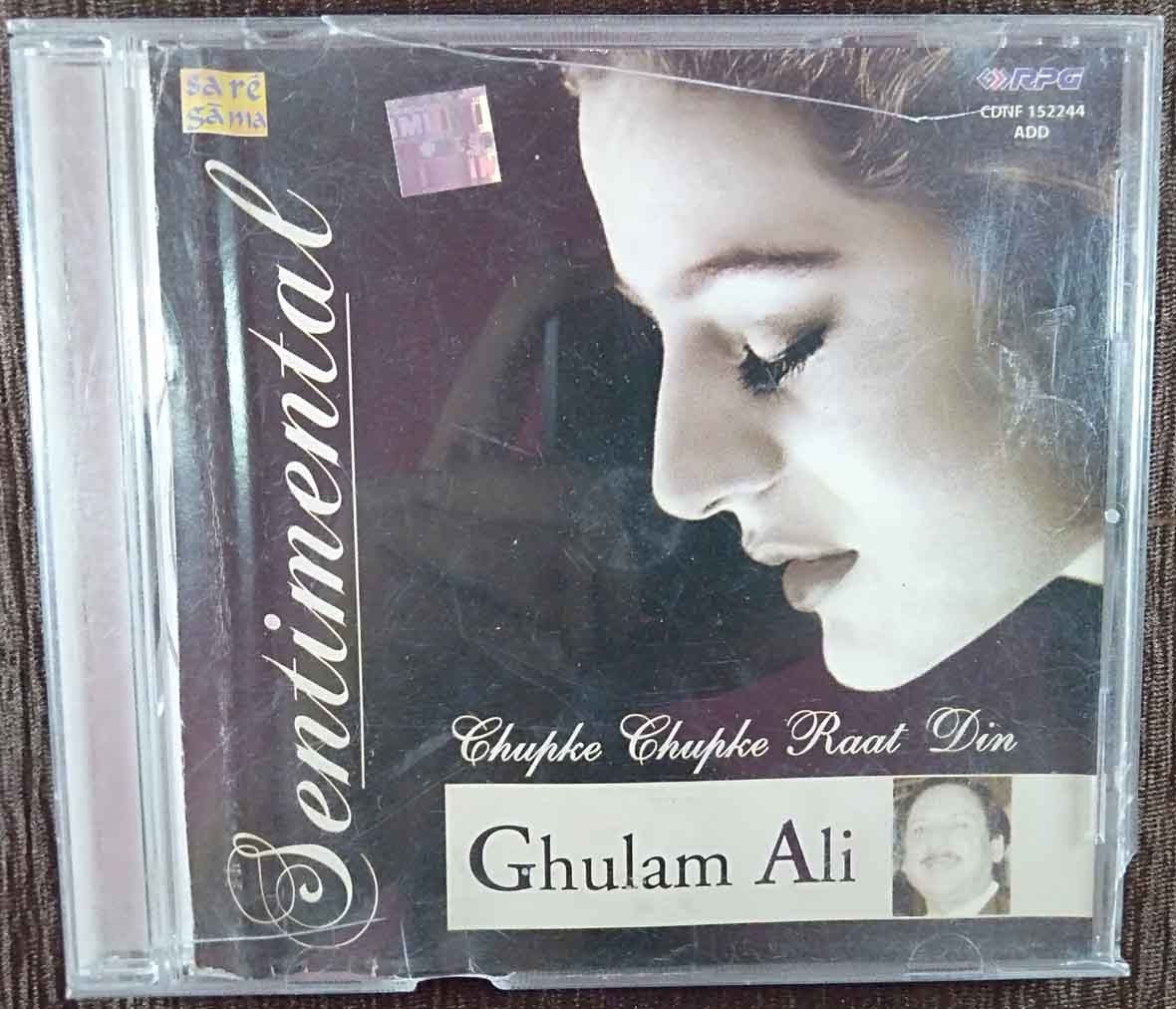 Ghulam Ali - Sentimental - Chupke Chupke Raat Din (2005) Ghulam Ali Pre-Owned SA RE GA MA, RPG Audio CD