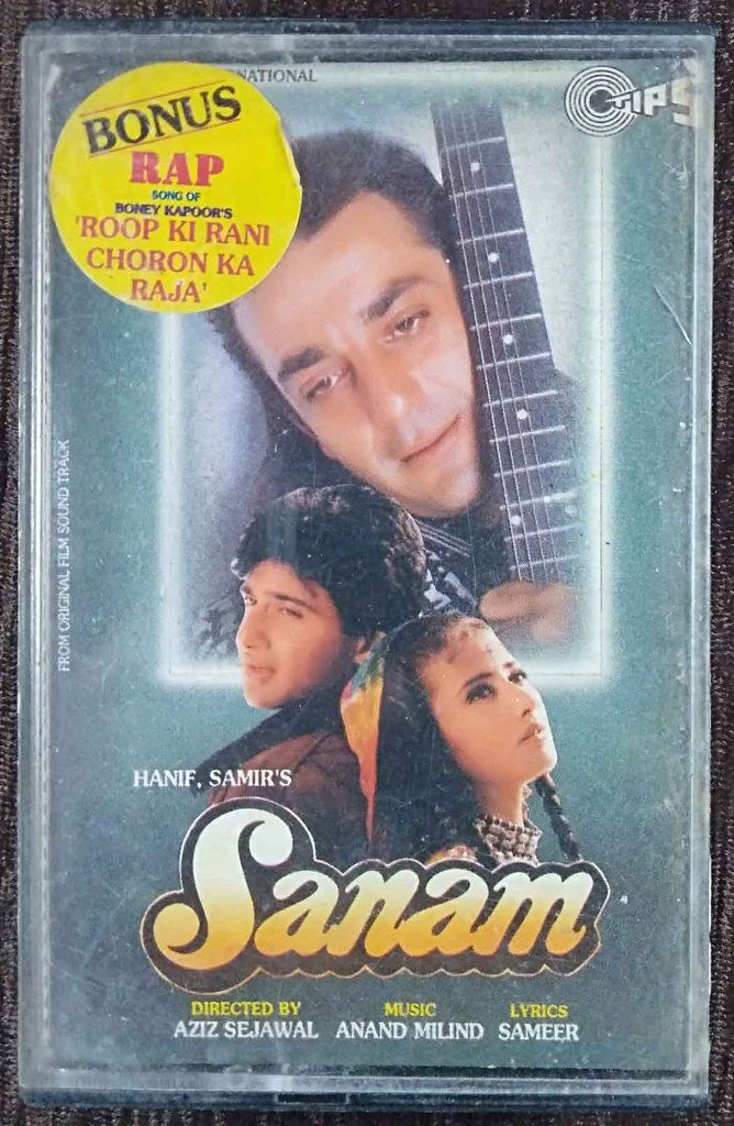Sanam (1992) Anand-Milind Pre-Owned TIPS Audio Cassette
