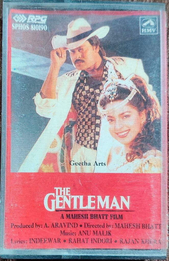 The Gentleman (1994) Anu Malik Hindi OST Pre-Owned His Master's Voice – RPG Enterprises Audio Cassette