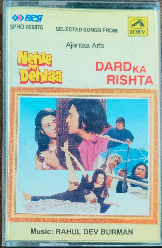 Nehle Peh Dehlaa (1976) R. D. Burman / Dard Ka Rishta (1983) R. D. Burman Bollywood OST Pre-Owned HMV-RPG Audio Cassette