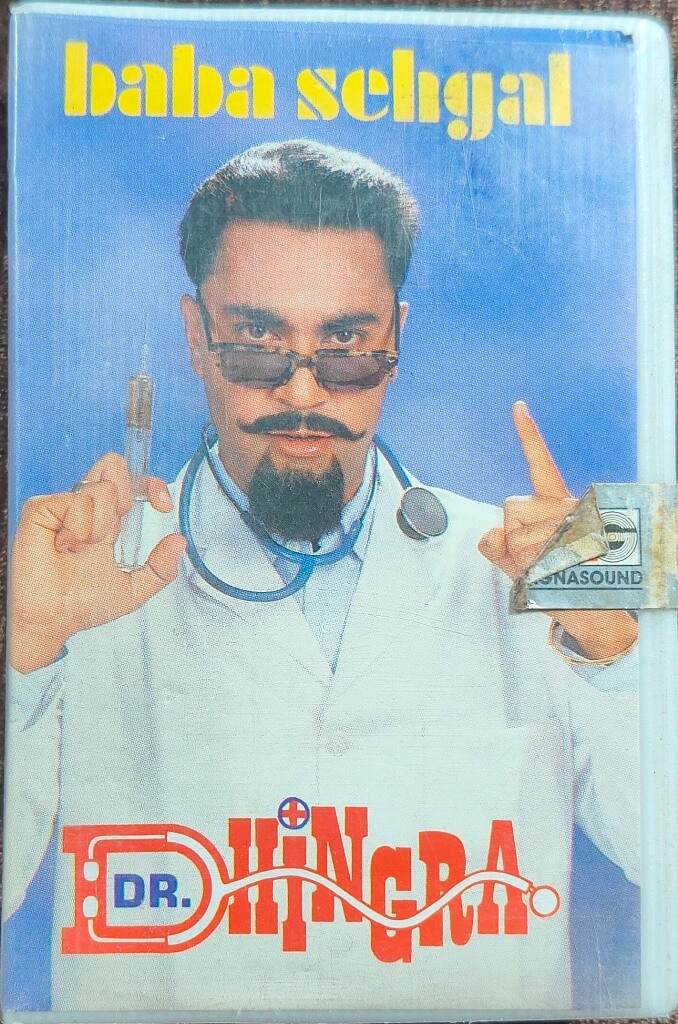 Baba Sehgal - Dr. Dhingra (1994) Baba Sehgal Hindi Pop Music Album Pre-Owned Magnasound Video Audio Cassette