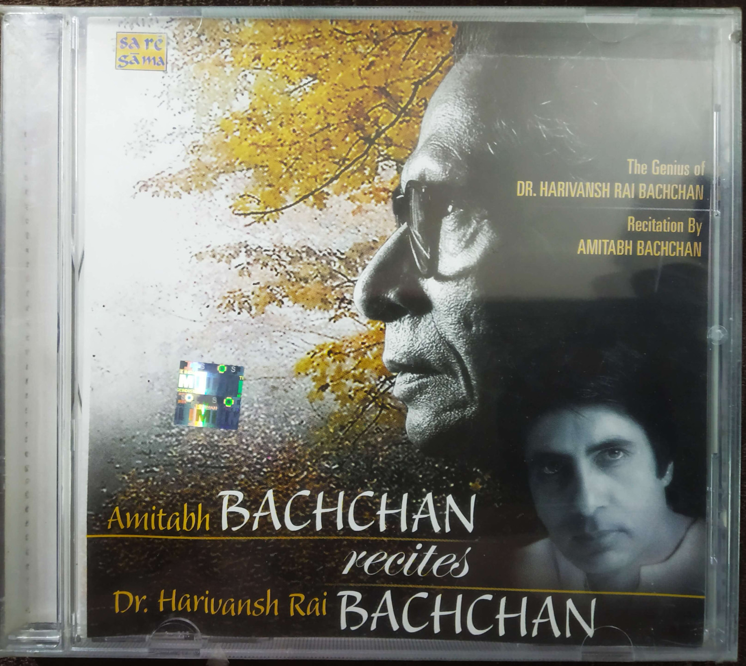 Amitabh Bachchan Recites Dr. Harivansh Rai Bachchan (1979) Pre-Owned Sa Re Ga Ma Audio CD