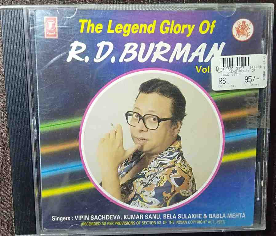 R.D. Burman - The Legend Glory Of R.D. Burman Vol 2 (1994) R.D. Burman Pre-Owned T-Series Audio CD
