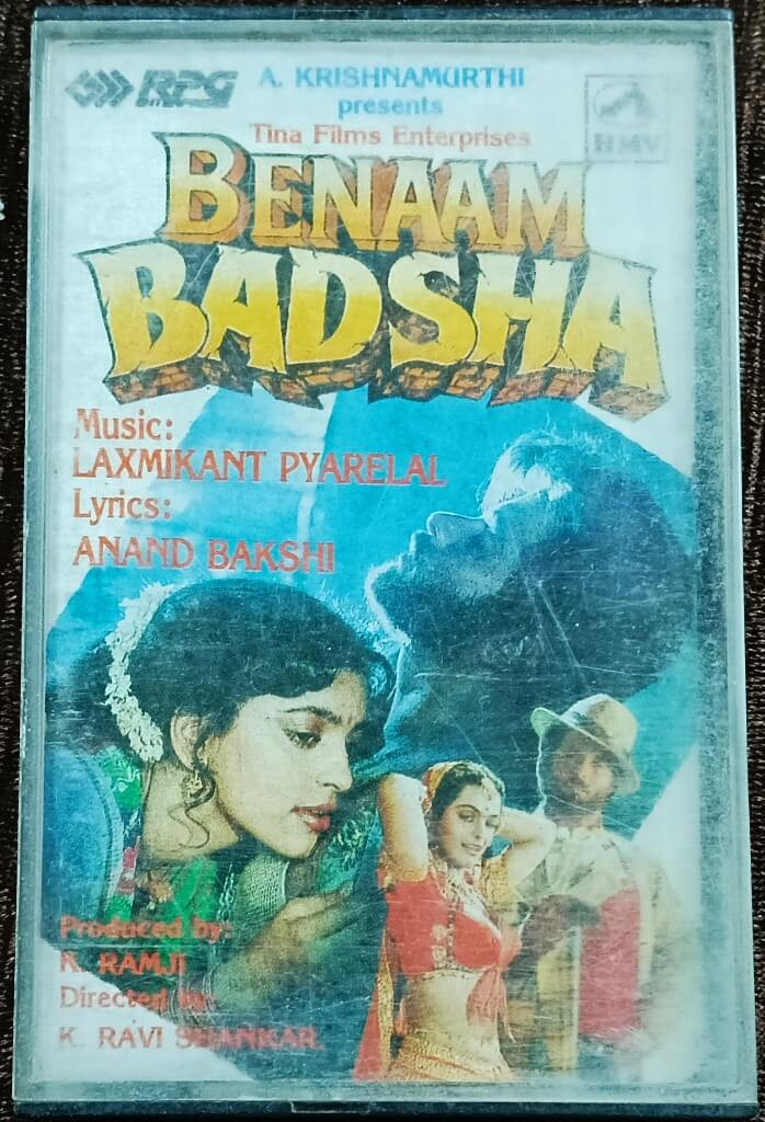 Benaam Badsha (1991) Laxmikant-Pyarelal Pre-Owned HMV, RPG Audio Cassette