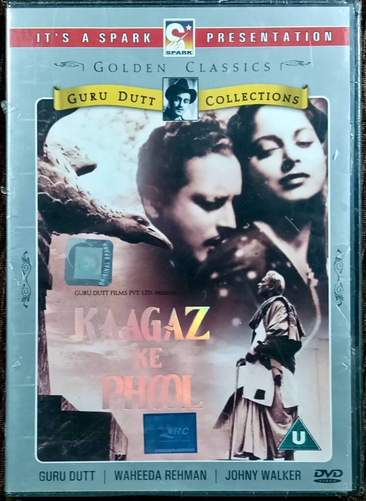 Kaagaz Ke Phool (1959) Directed by Guru Dutt & Music by S. D. Burman Pre-Owned Spark DVD