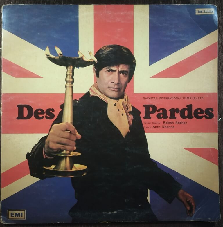 Des Pardes (1977) Rajesh Roshan Pre-Owned His Master's Voice Vinyl, 12" LP Record