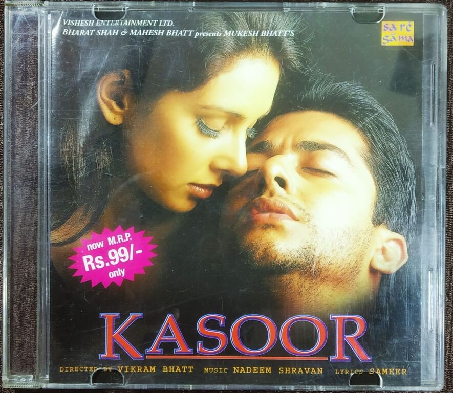 Kasoor (2000) Nadeem-Shravan Pre-Owned RPG, SA RE GA MA Audio CD