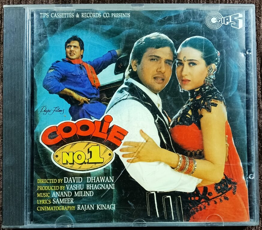Coolie No.  1 (1995) Anand-Milind Pre-Owned Tips Audio CD