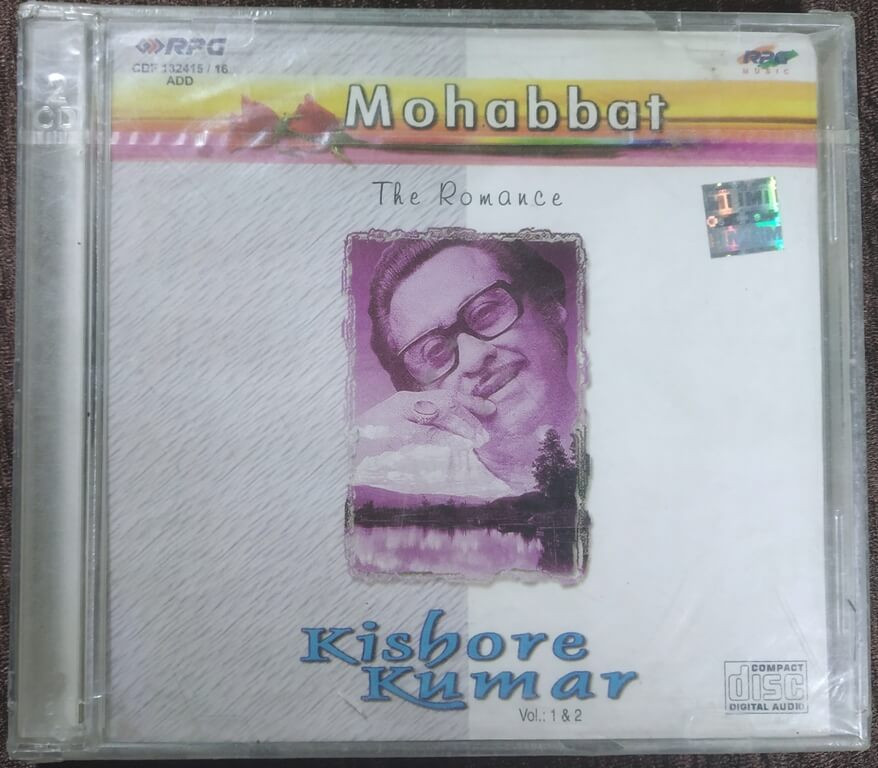 Kishore Kumar - Mohabbat The Romance (1999) Hindi OST Compilation Pre-Owned RPG Double Audio CD