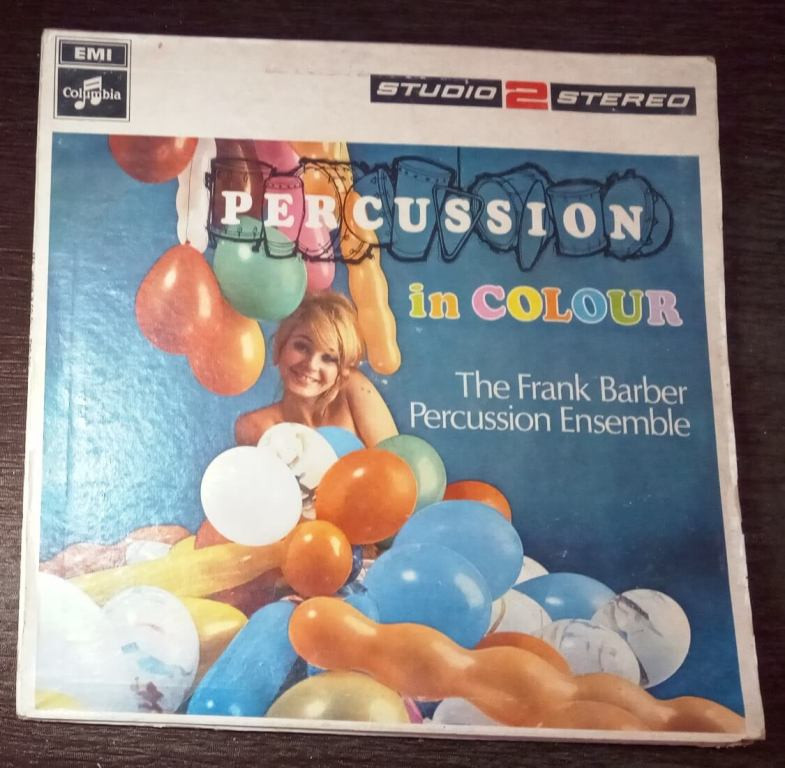 The Frank Barber Percussion Ensemble – Percussion In Colour (1968) Pre-Owned Vinyl, 12" LP Record