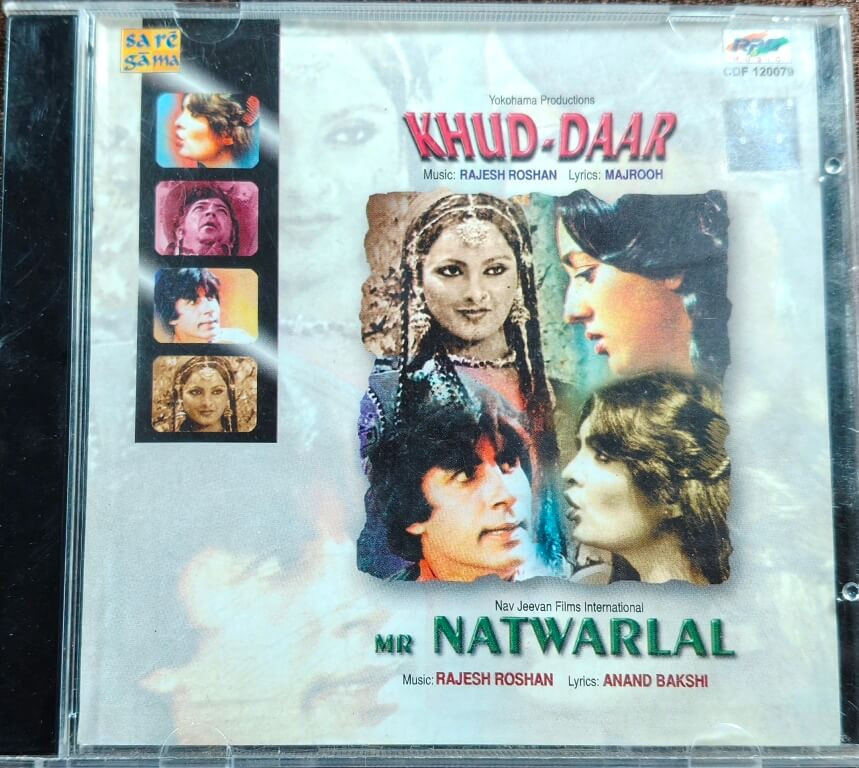 Khud-Daar (1982) Rajesh Roshan / Mr. Natwarlal (1979) Rajesh Roshan Pre-Owned HMV Audio CD