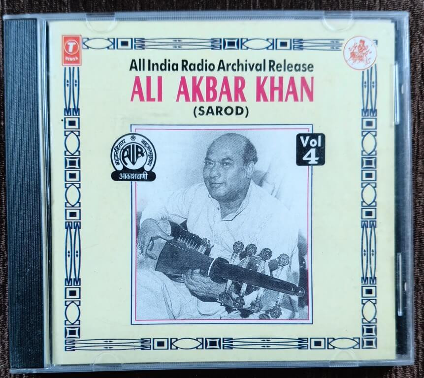 Ali Akbar Khan Sarod Vol 4 1997 Pre Owned T Series Audio CD