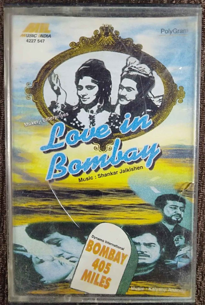 Love In Bombay (1974) Shankar-Jaikishan / Bombay 405 Miles (1980) Kalyanji-Anandji Pre-Owned Music India, Polygram Audio Cassette
