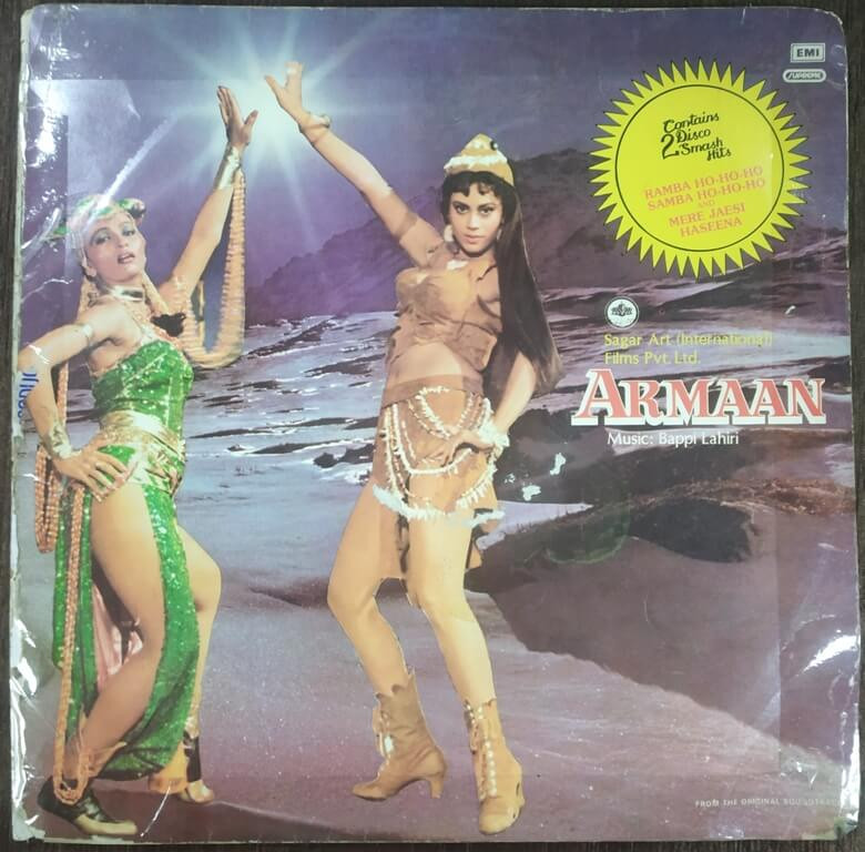 Armaan (1981) Bappi Lahiri Pre-Owned HMV Vinyl, 12" LP Record