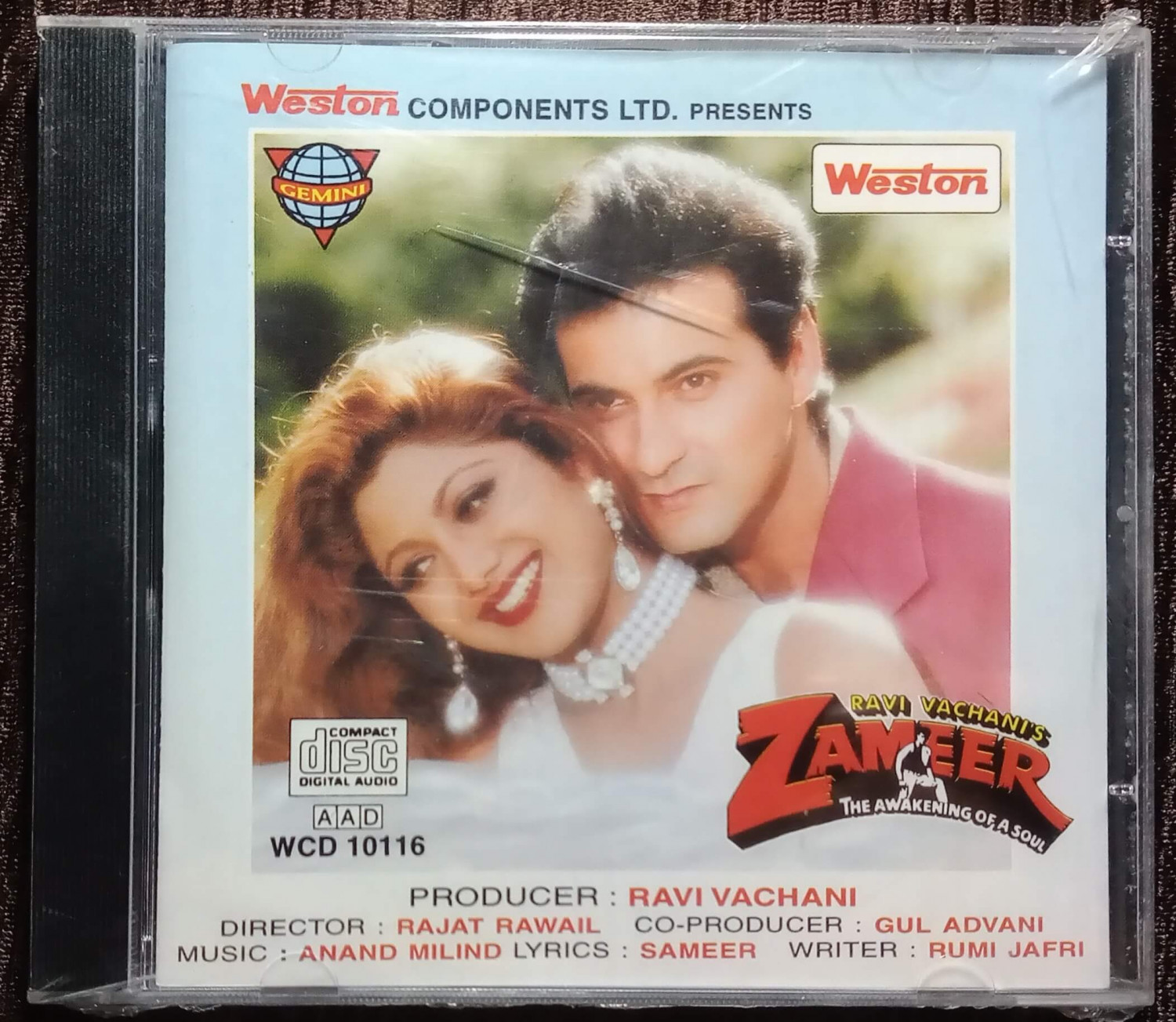 Zameer - The Awakening Of A Soul (1996) Anand-Milind Pre-Owned Weston Audio CD