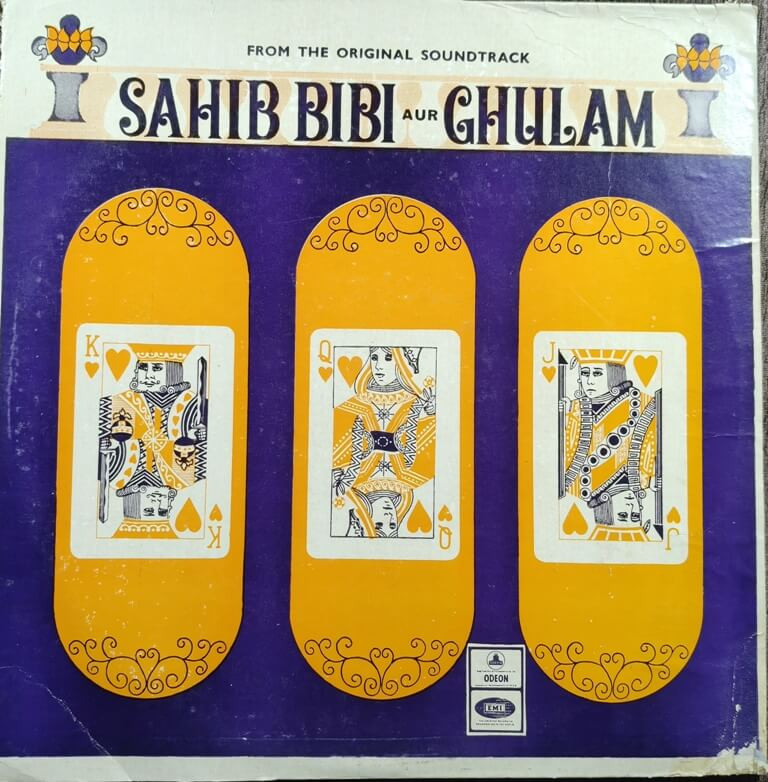 Sahib Bibi Aur Ghulam (1962) Hemant Kumar Pre-Owned Vinyl, 12" Odeon LP Record
