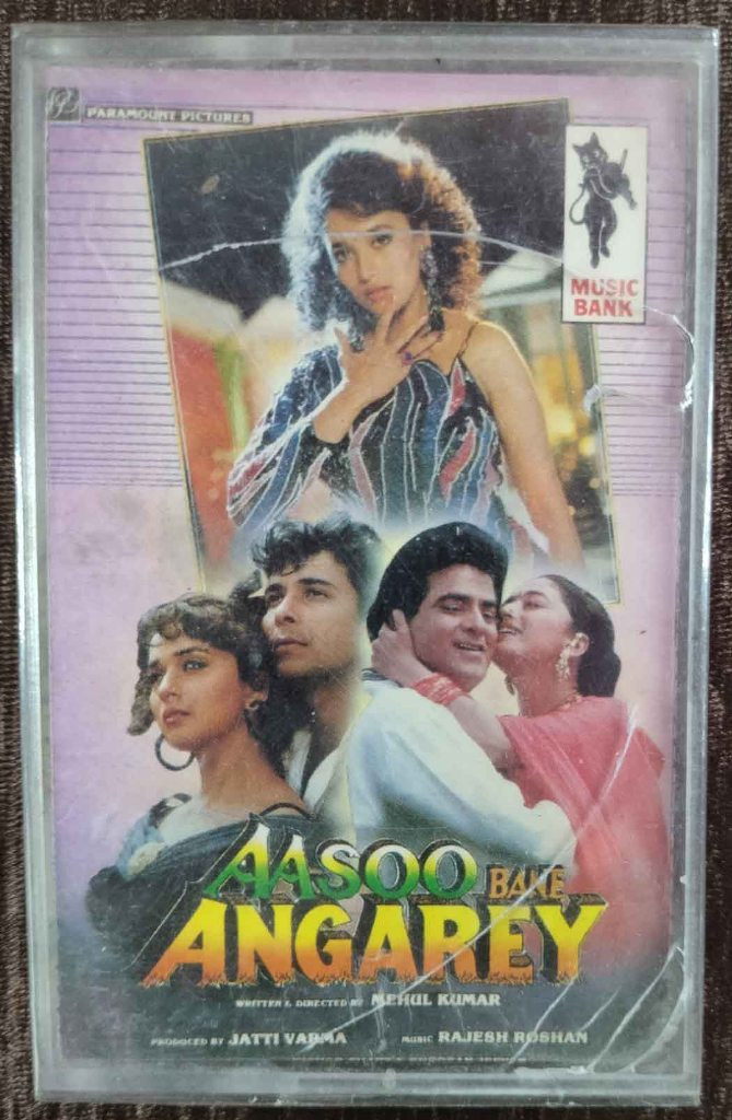 Aasoo Bane Angarey (1993) Rajesh Roshan Pre-Owned Music Bank Audio Cassette