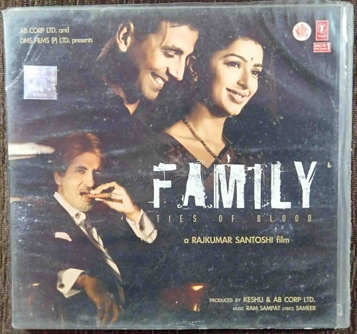 Family - Ties Of Blood (2005) Ram Sampath Pre-Owned T-Series Audio CD