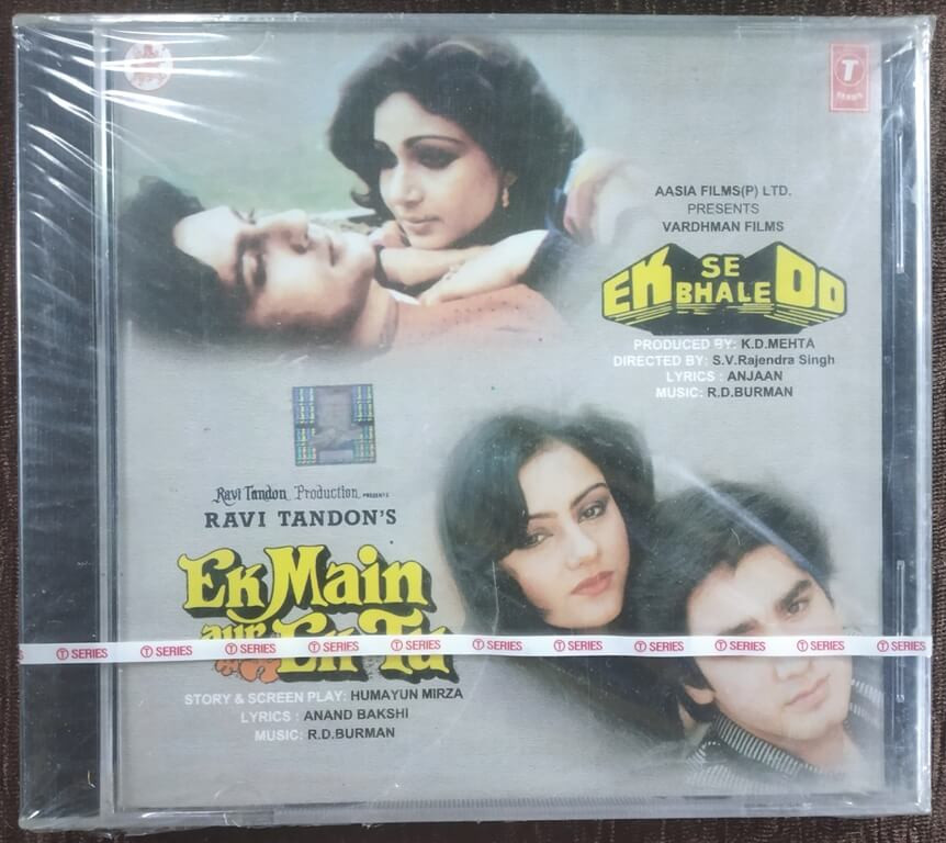 Ek Se Bhale Do (1985) R. D. Burman / Ek Main Aur Ek Tu (1986) R. D. Burman Pre-Owned T-Series Audio CD