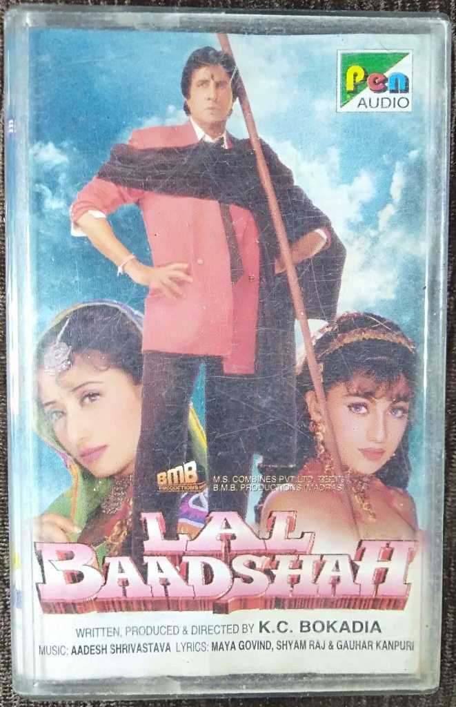 Lal Baadshah (1990) Aadesh Shrivastava Pre-Owned Pen Audio Audio Cassette