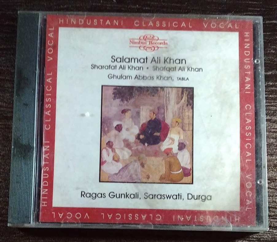 Salamat Ali Khan - Hindustani Classical Vocal (1991) Sharafat Ali Khan Pre-Owned Nimbus Records Imported Audio CD