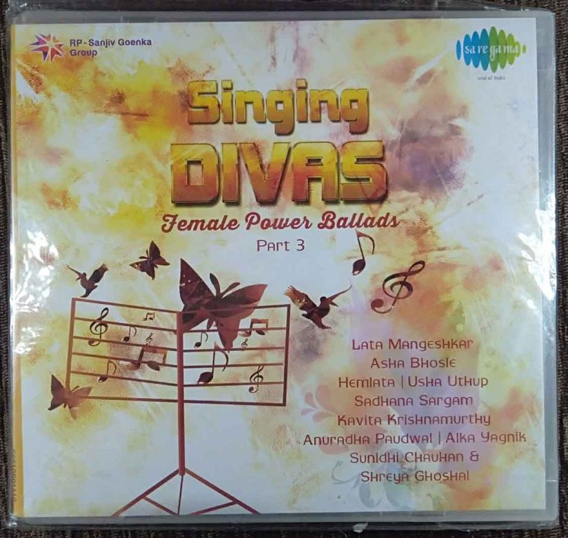Singing Divas - Female Power Ballads Part 3 (2016) Compilation Pre-Owned SA RE GA MA, RP-SGG Audio CD