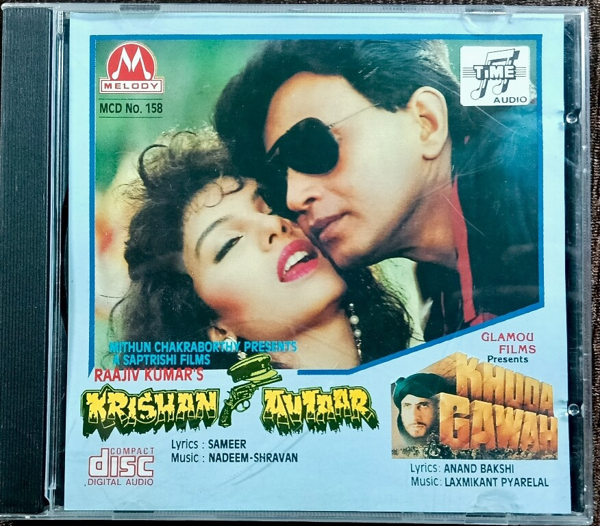 Krishan Avtaar (1993) Nadeem-Shravan / Khuda Gawah (1991) Laxmikant-Pyarelal Pre-Owned Time Audio-Melody Imported Audio CD