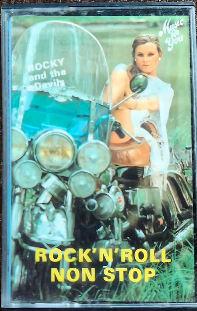 Rocky and the Devils - Rock'n'Roll Non Stop Western Music Album Pre-Owned Music For You Audio Cassette