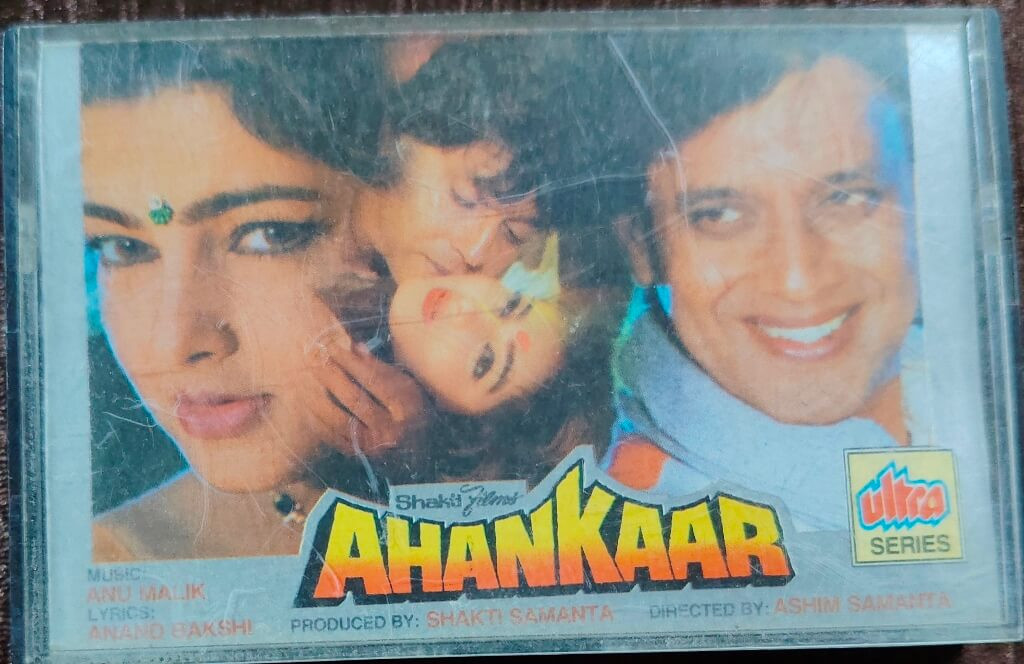 Ahankaar (1995) Anu Malik Pre-Owned Ultra Series Audio Cassette