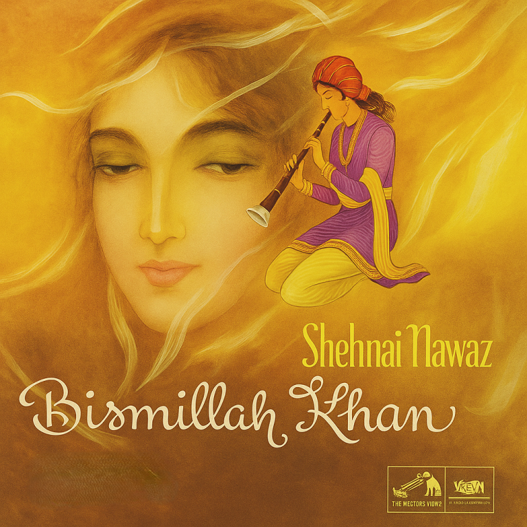 Bismillah Khan - Shehnai Nawaz Bismillah Khan& Party Of Benares () Instrumental HMV Vinyl, 7" HMV Red Dog EP Record