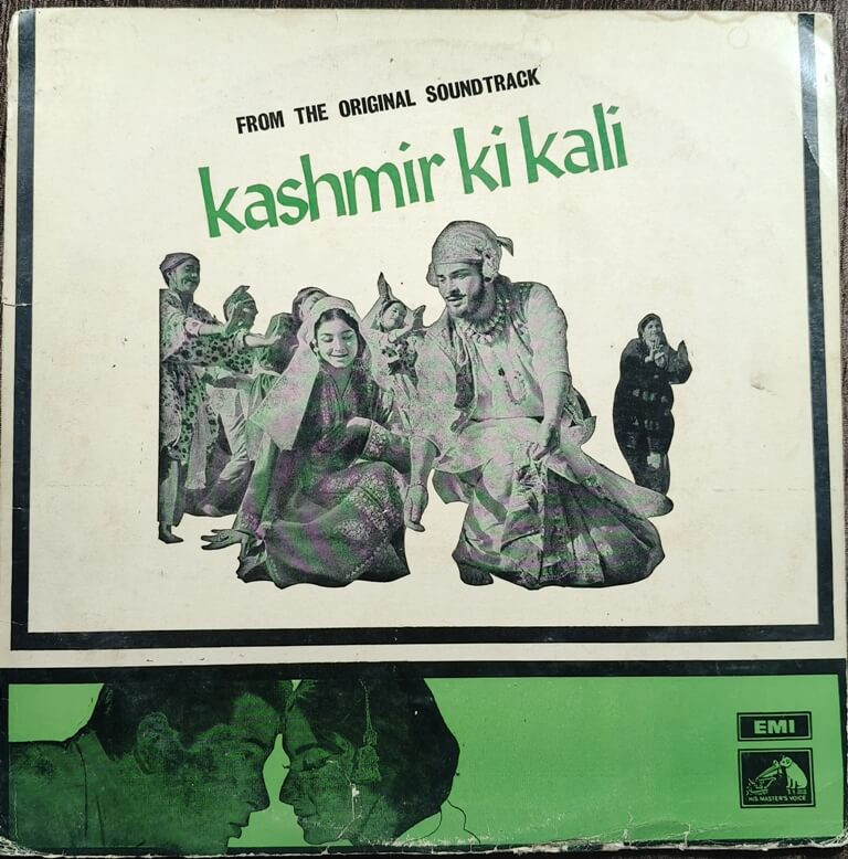 Kashmir Ki Kali (1964) O. P. Nayyar Pre-Owned Vinyl, 12" His Master's Voice LP Record