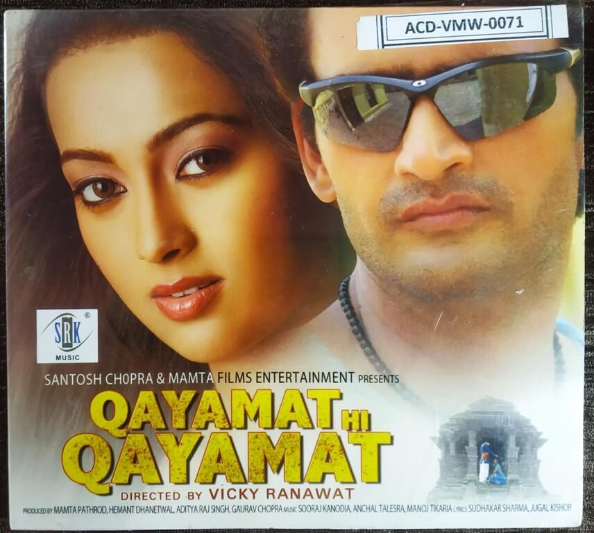 Qayamat Hi Qayamat (2012) Suraj Kanodia, Aanchal Talesra, Manoj Tikaria - Pre-Owned SRK Music Audio CD