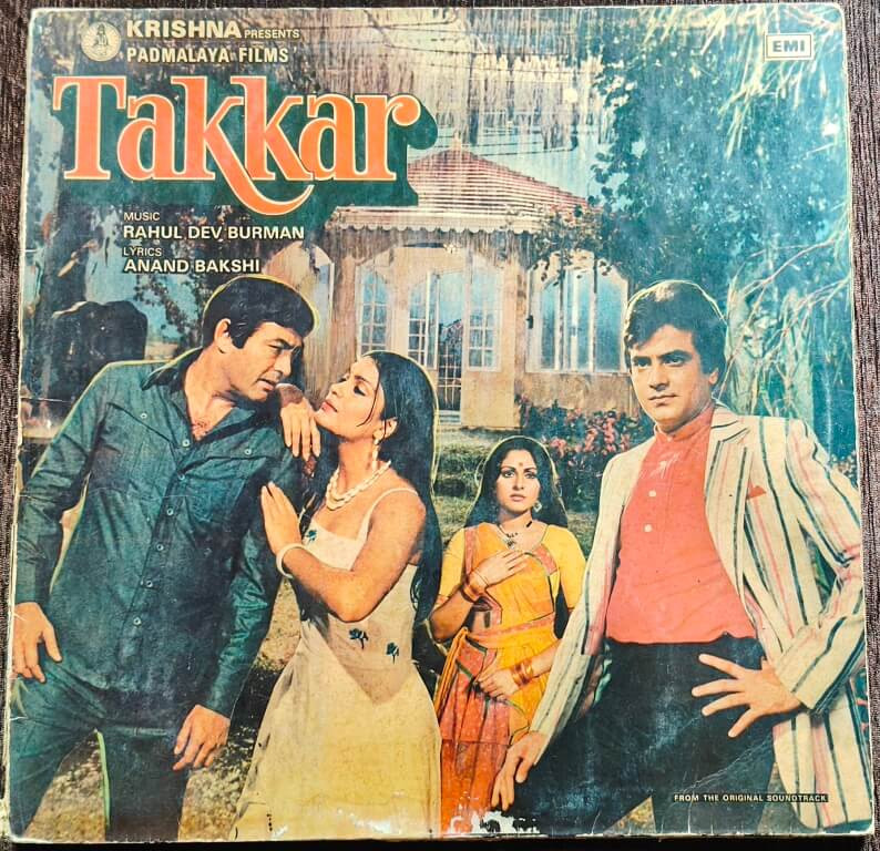 Takkar (1980) Rahul Dev Burman Pre-Owned Vinyl, 12" HMV LP Record