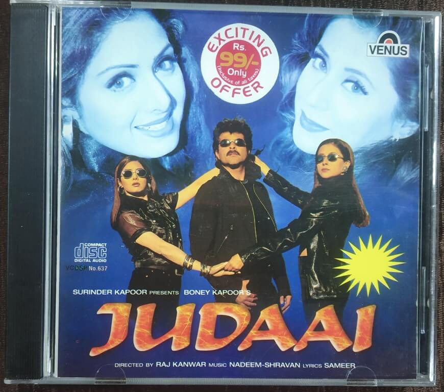 Judaai (1997) Nadeem-Shravan Pre-Owned VENUS Audio CD