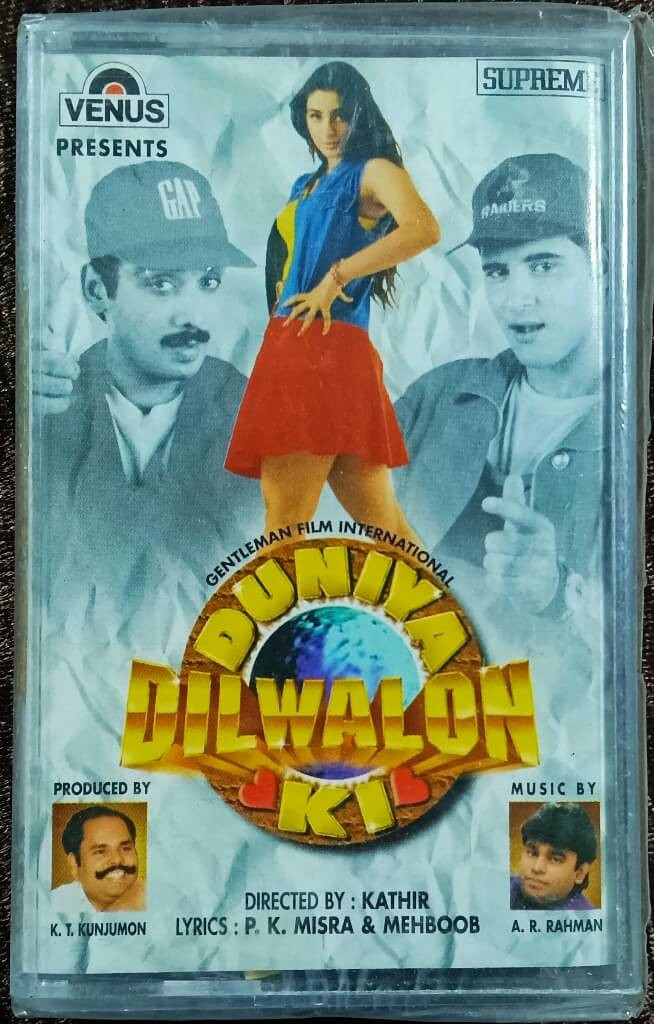 Duniya Dilwalon Ki (1996) A.R. Rahman Pre-Owned Venus Audio Cassette