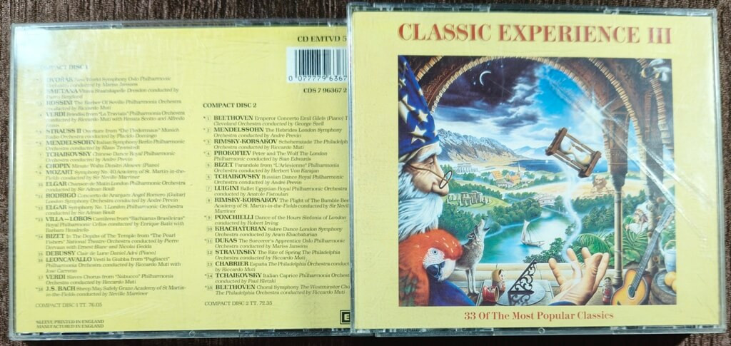 Classic Experience III Pre Owned EMI Imported Double Audio CD Classic Experience III Pre Owned EMI Imported Double Audio CD
