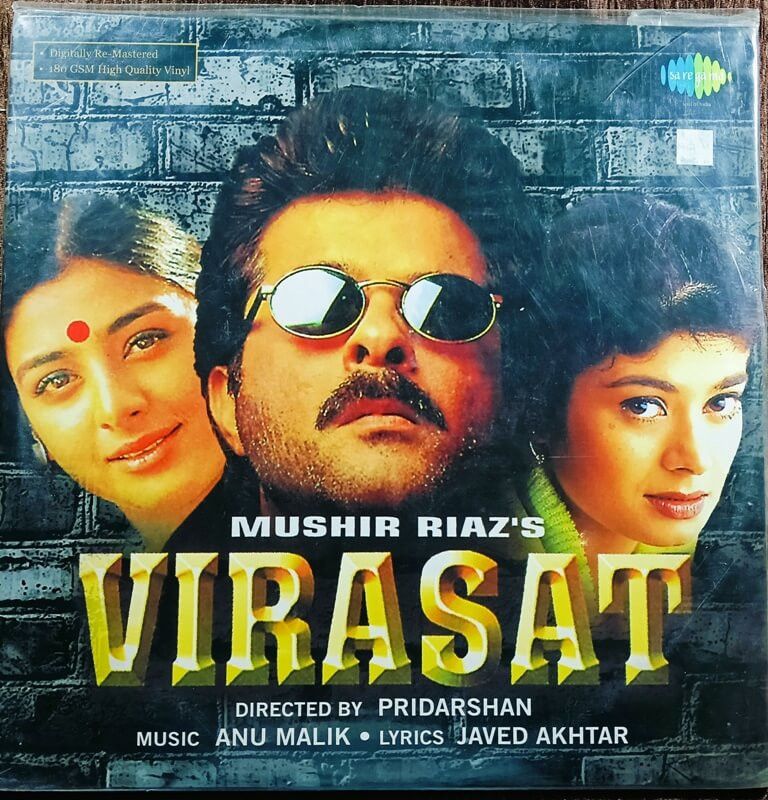 Virasat (1997) Anu Malik Pre-Owned Vinyl, 12" LP Record