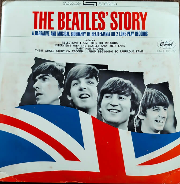 The Beatles – The Beatles' Story (1964) The Beatles Narrative Biography Western Music Album Pre-Owned Vinyl, 12" Capitol Records Gatefold Imported 2-LP Record Set