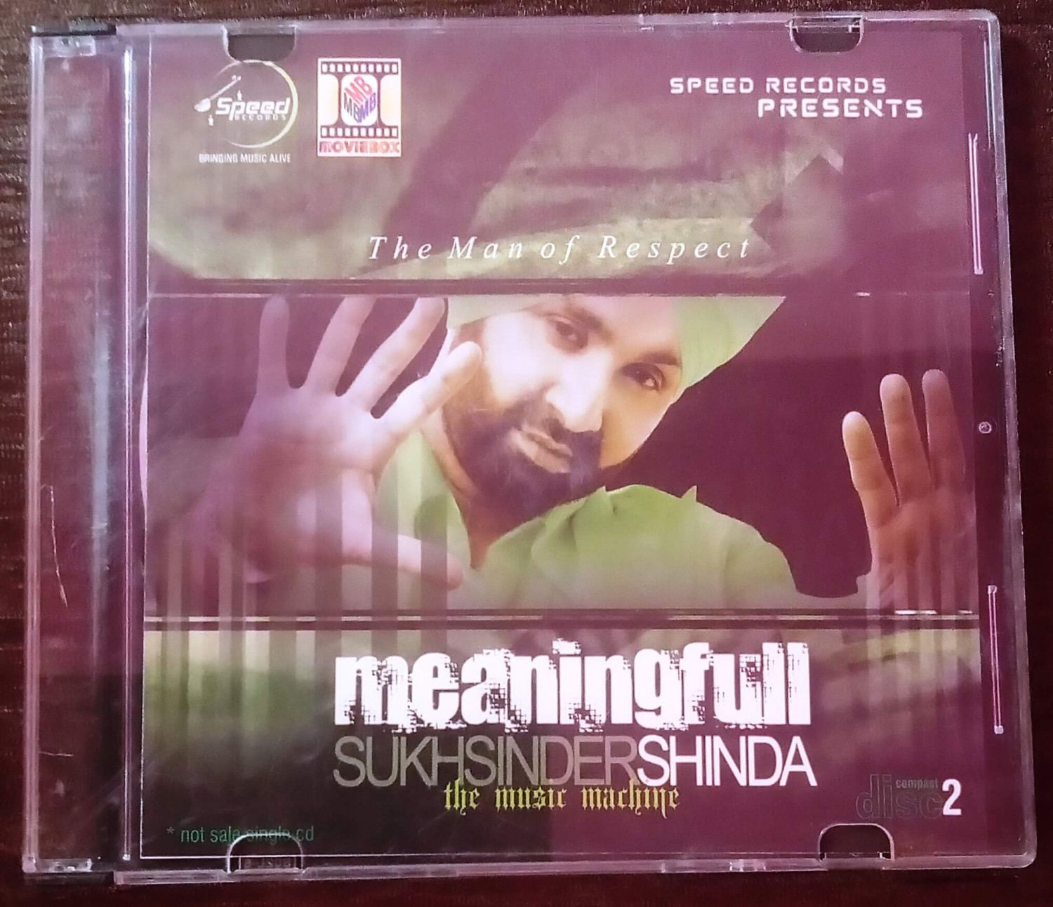 Sukshinder Shinda - Meaningfull - The Music Machine - Vol 2 Pre-Owned Speed Records Audio CD