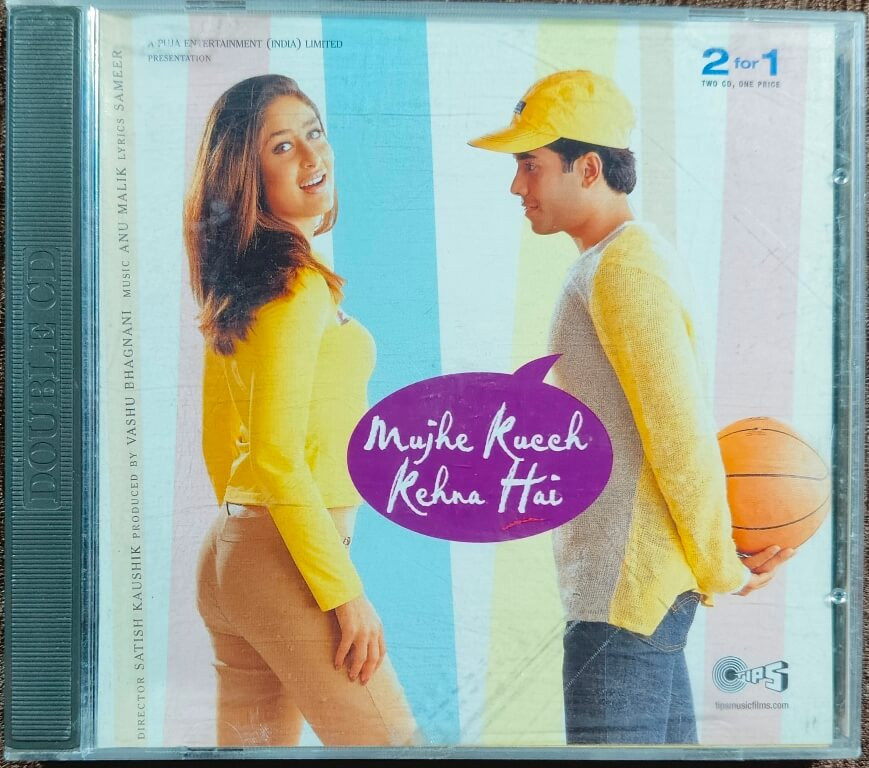 Mujhe Kucch Kehna Hai (2001) Anu Malik Pre-Owend Sa Re Ga Ma-RPG Double Audio CD Set