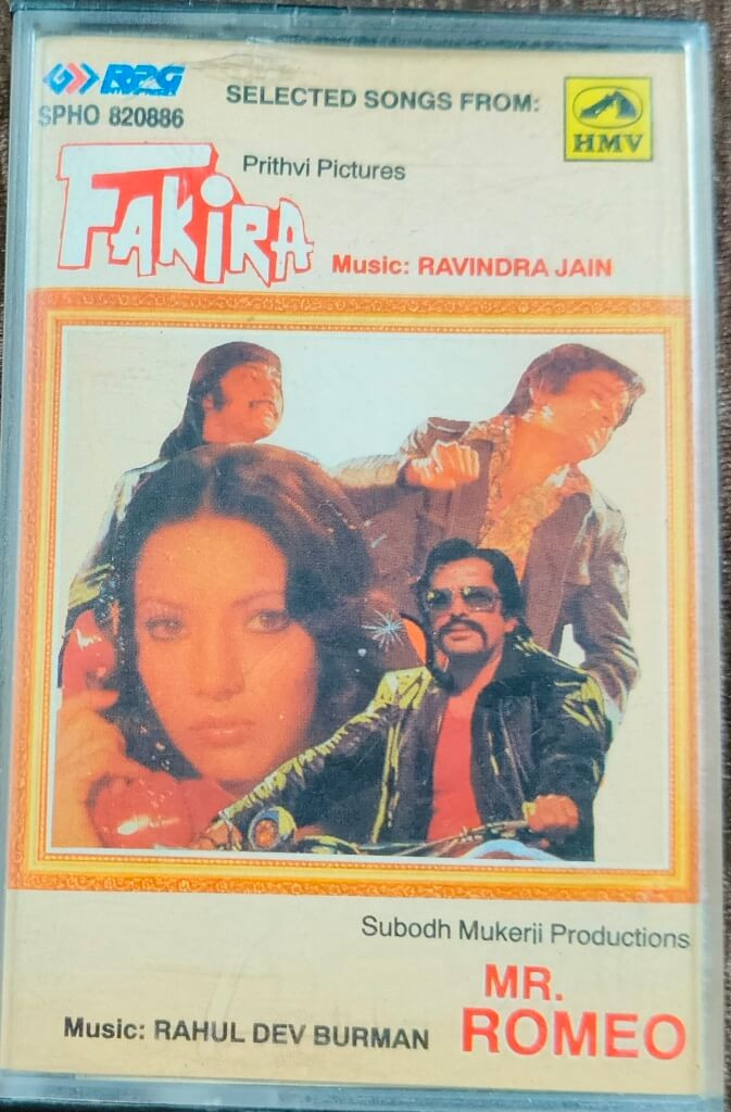 Fakira (1975) Ravindra Jain / Mr. Romeo (1973) R. D. Burman Pre-Owned HMV Audio Cassette