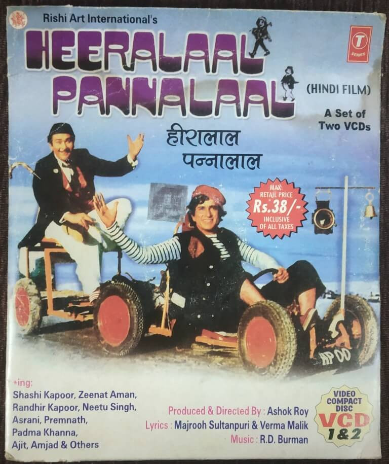 Heeralaal Pannalaal (1978)  Pre-Owned T-Series Video CD