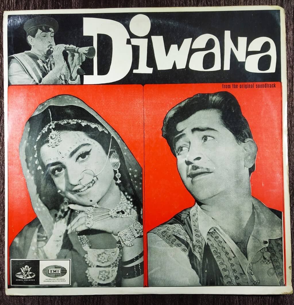 Diwana (1967) Shankar-Jaikishan Pre-Owned Vinyl, 12" LP Record