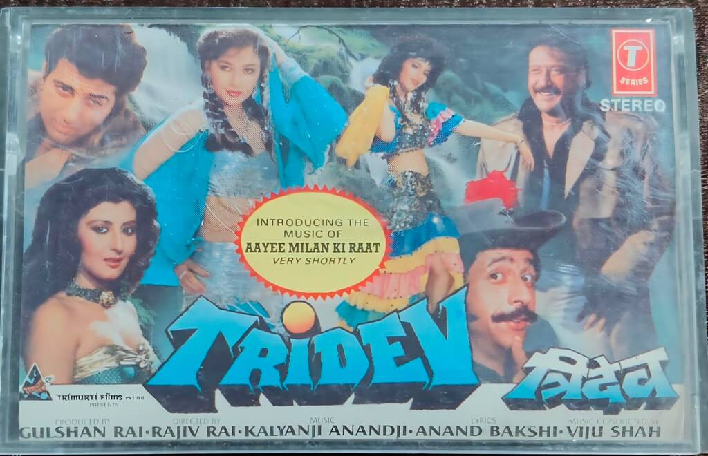 Tridev (1989) Kalyanji-Anandji Pre-Owned T-Series Audio Cassette