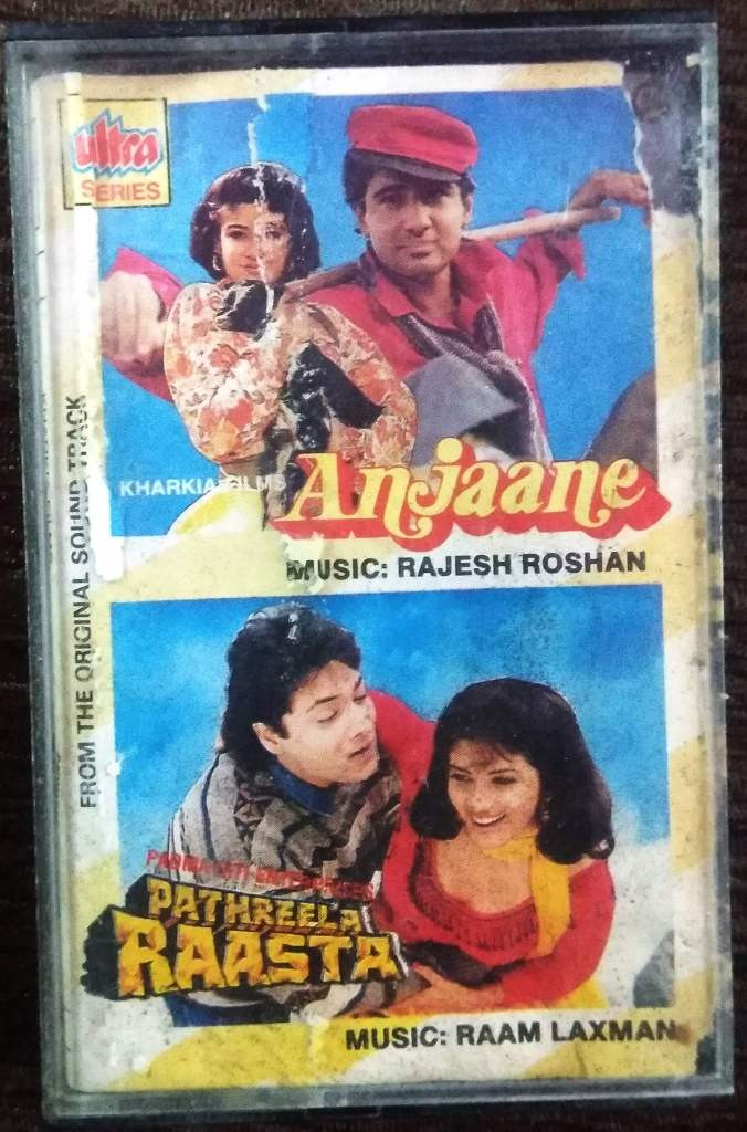 Anjaane (1993) Rajesh Roshan - Pathreela Raasta (1994) Raam Laxman Pre-Owned Ultra Series Audio Cassette