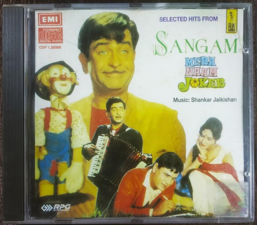 Sangam (1964) Shankar-Jaikishan / Mera Naam Joker (1970) Shankar-Jaikishan Pre-Owned EMI Imported Audio CD