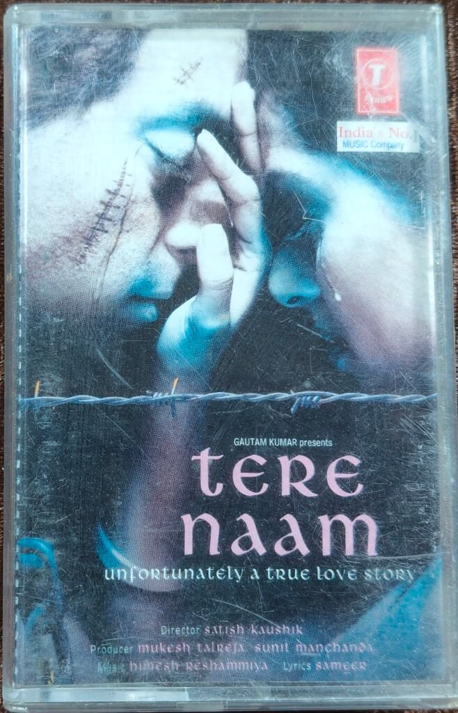 Tere Naam (2003) Himesh Reshammiya - Sajid-Wajid Bollywood OST Pre-Owned T-Series Audio Cassette
