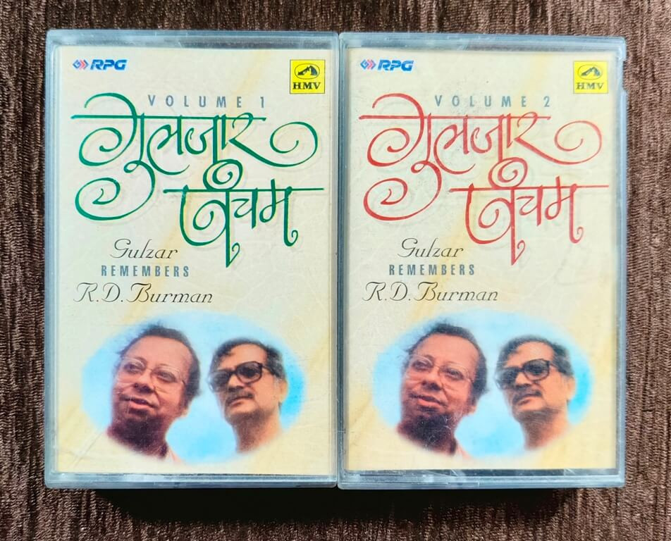 Gulzar Remembers R.D. Burman (Vol 1 & 2) (1995) R.D. Burman Pre-Owned HMV–RPG Double Audio Cassette Set